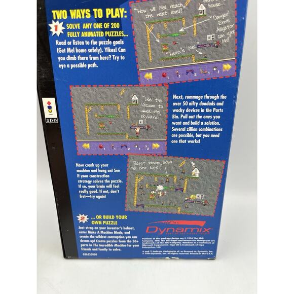 Incredible Machine (Panasonic 3DO, 1994) Long Box, Tested - Picture 6 of 10